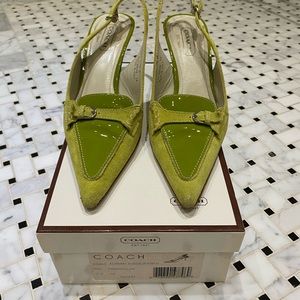 Coach Shoes Size 7.5 Green